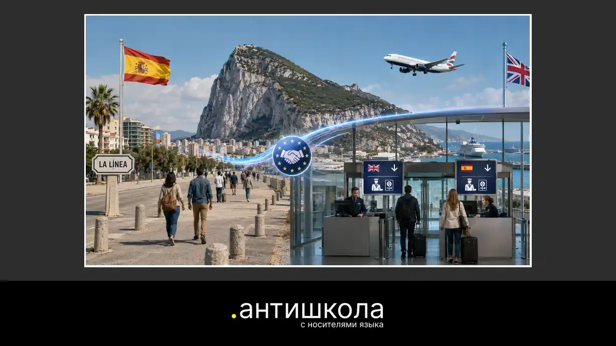 Гибралтар и граница с Испанией
