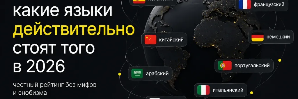 Какие языки действительно стоит учить в 2026 году