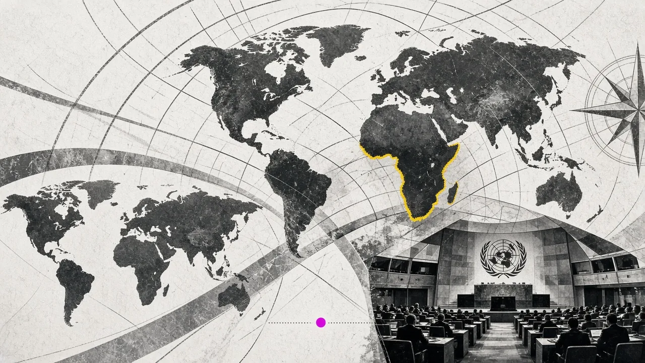 UNO für Equal Earth statt Mercator