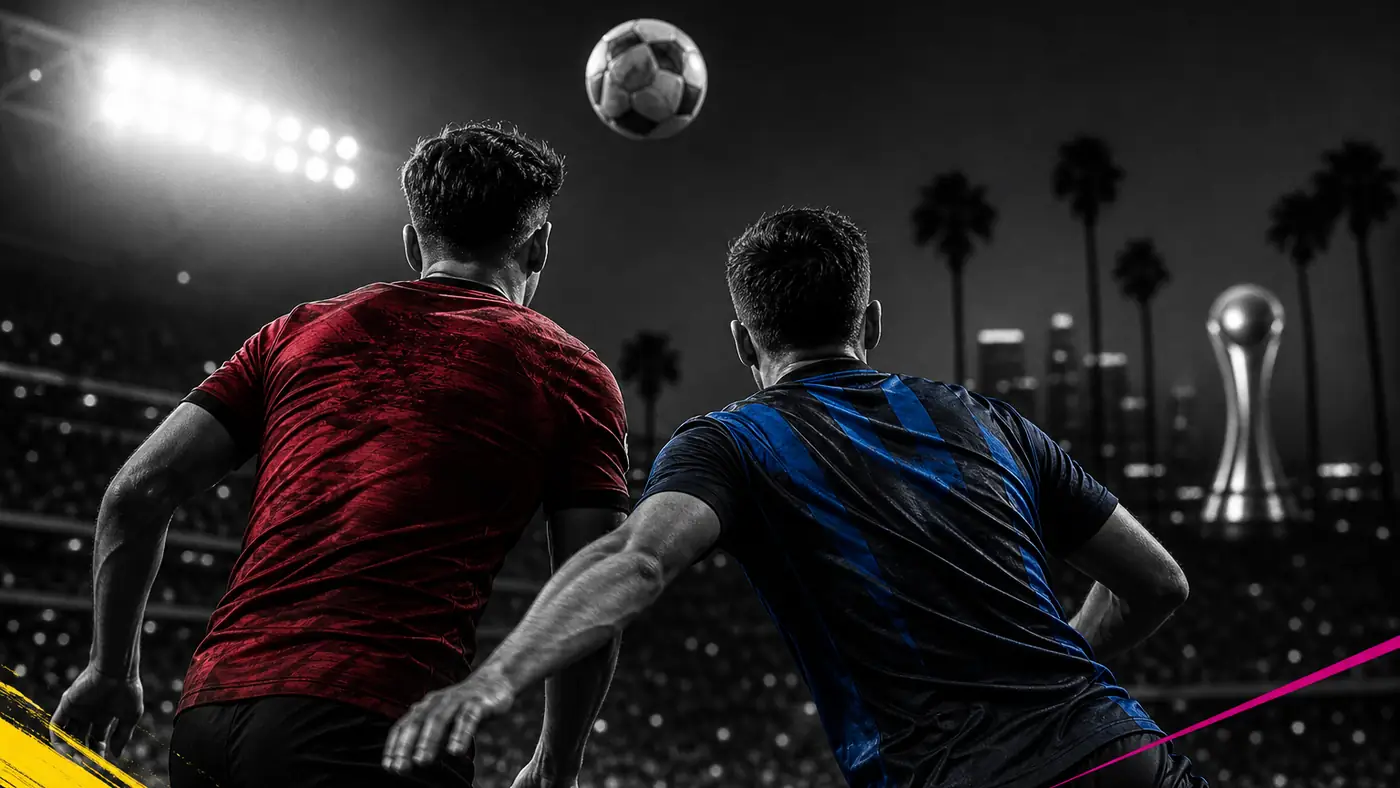 Ilustración del Campeón de Campeones 2026 entre Toluca y Cruz Azul